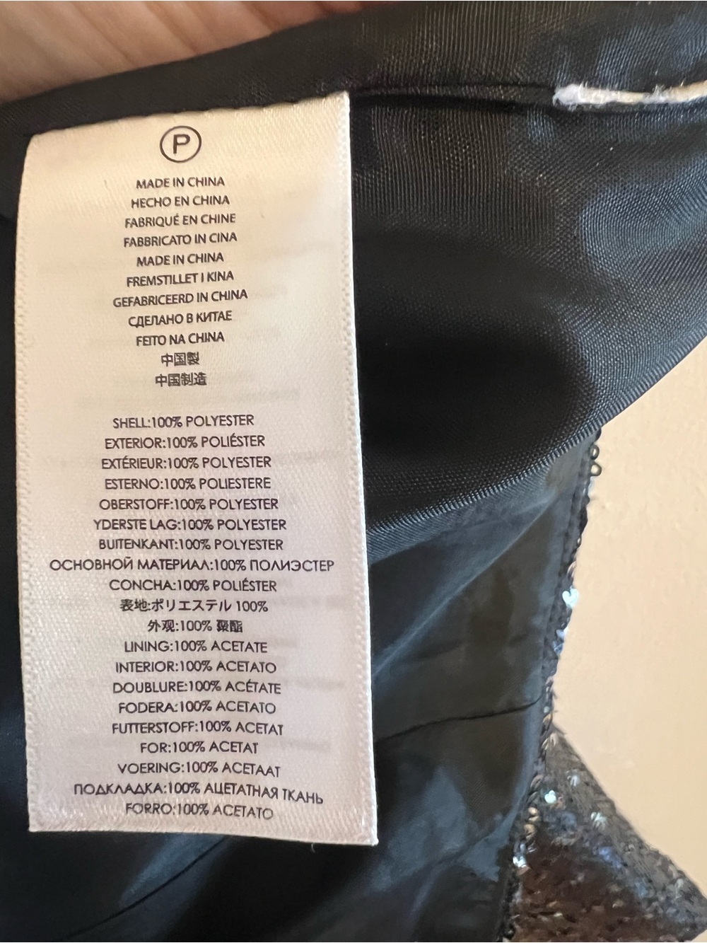 MICHAEL Michael Kors Sequin Mini Skirt Black Glam Party Festival 4 - Picture 8 of 10